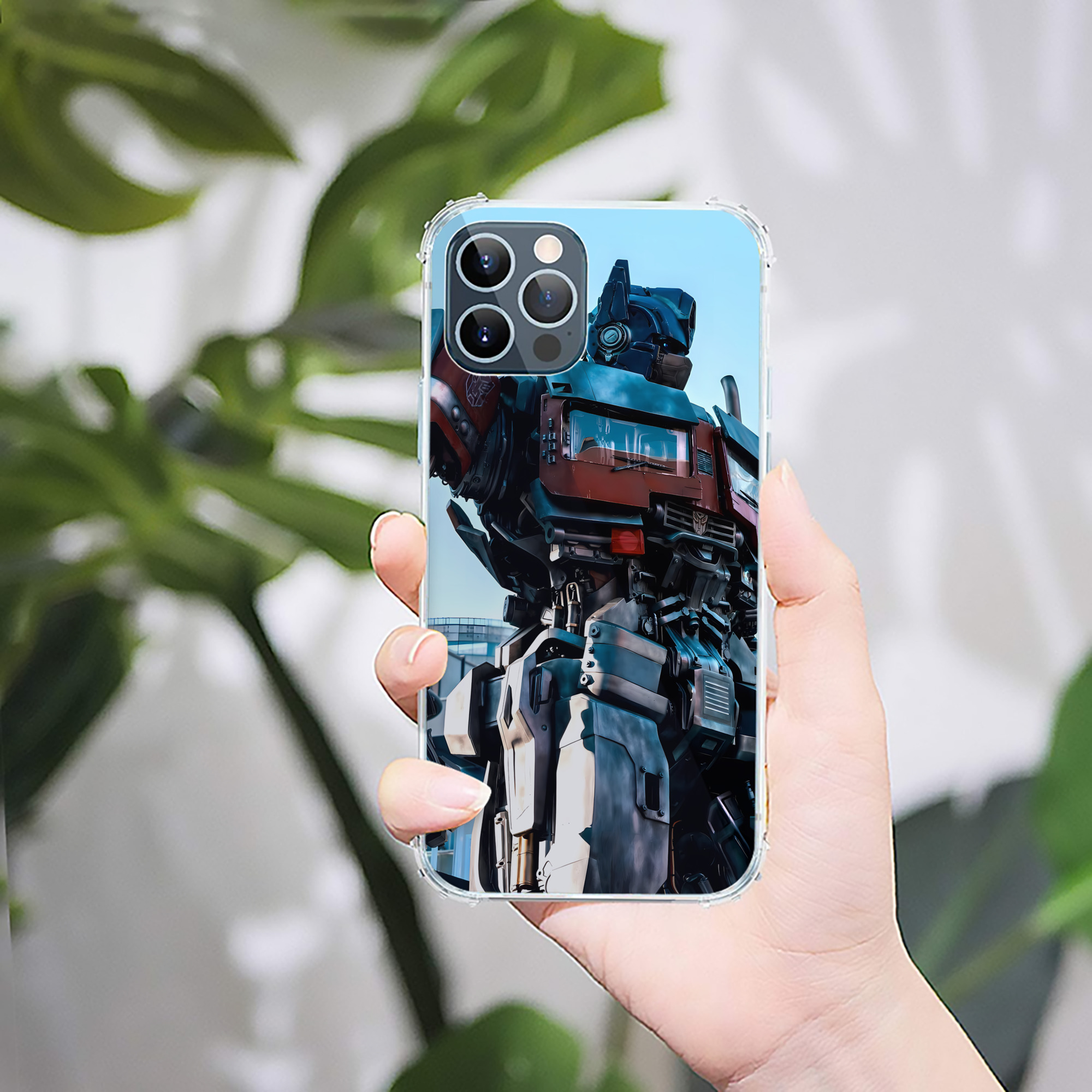 （画像用） Transformers トランスフォーマー 【iPhone 12シリーズ対応】透明スマホケース（クリアソフトケース）